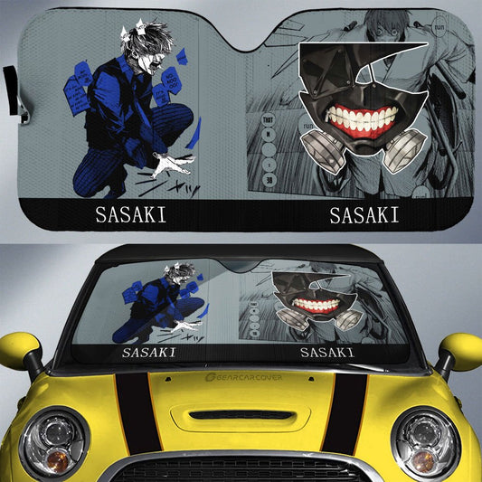 Sasaki Haise Car Sunshade Custom Tokyo Ghoul Anime Car Interior Accessories - Gearcarcover - 1