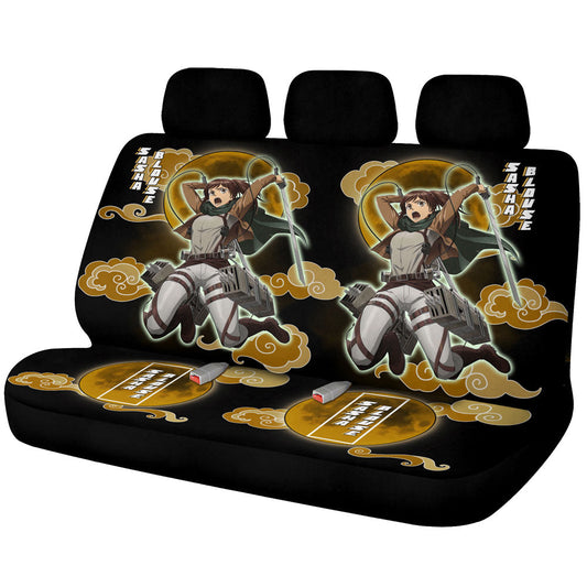 Sasha Blouse Car Back Seat Covers Custom Attack On Titan Anime Car Accessories - Gearcarcover - 1