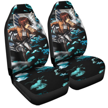 Sasha Blouse Car Seat Covers Custom Attack On Titan Anime Car Accessories - Gearcarcover - 1