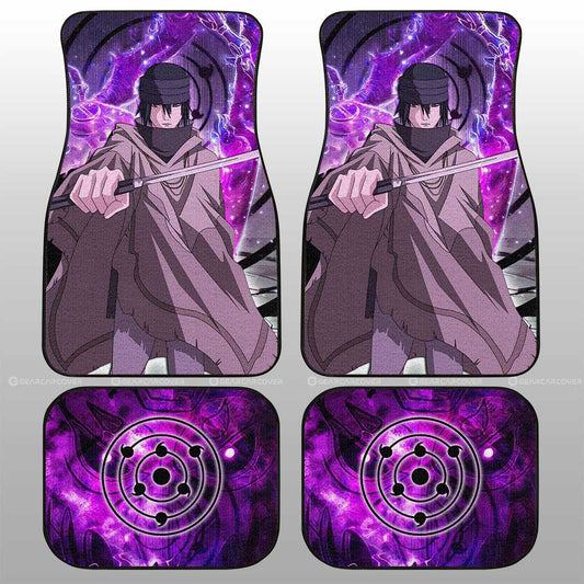 Sasuke Car Floor Mats Custom Sharingan Eye Car Accessories - Gearcarcover - 1
