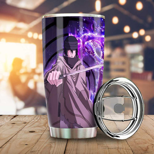 Sasuke Tumbler Cup Custom Sharingan Eye Car Accessories - Gearcarcover - 1