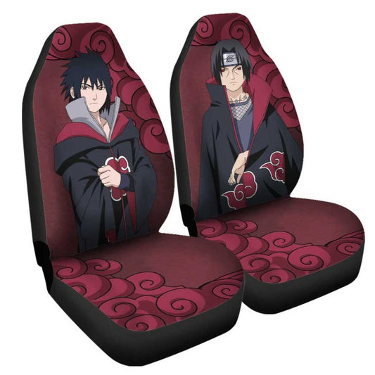Sasuke and Itachi Akatsuki Car Seat Covers Custom Anime Car Accessories - Gearcarcover - 2