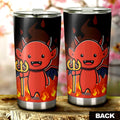 Satan Tumbler Cup Custom Halloween Characters Car Interior Accessories - Gearcarcover - 3