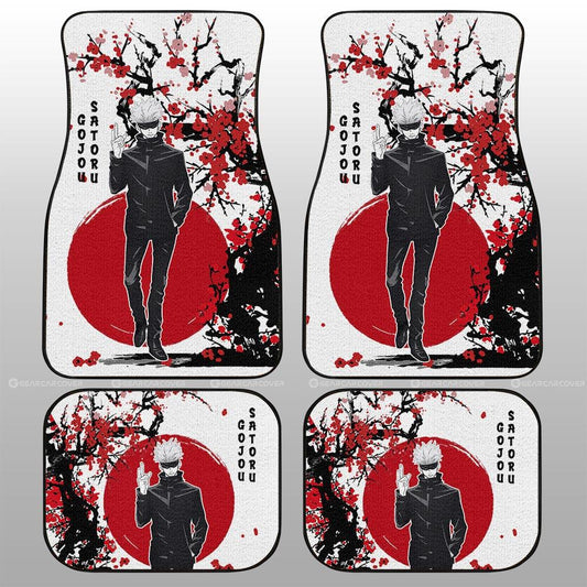Satoru Gojo Car Floor Mats Custom Japan Style Anime Bleach Car Interior Accessories - Gearcarcover - 2