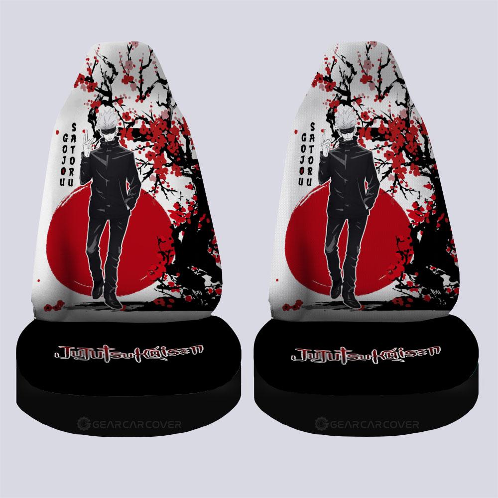 Satoru Gojo Car Seat Covers Custom Japan Style Anime Bleach Car Interior Accessories - Gearcarcover - 4