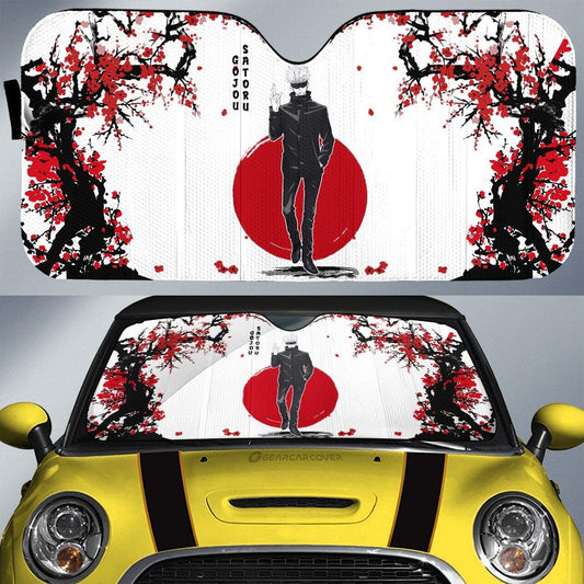 Satoru Gojo Car Sunshade Custom Japan Style Anime Jujutsu Kaisen Car Accessories - Gearcarcover - 1