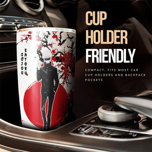 Satoru Gojo Tumbler Cup Custom Japan Style Anime Bleach Car Interior Accessories - Gearcarcover - 2