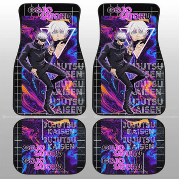 Satoru Gojou Car Floor Mats Custom Jujutsu Kaisen Anime Car Accessories - Gearcarcover - 1