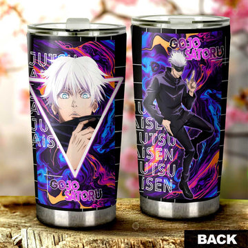 Satoru Gojou Tumbler Cup Custom Jujutsu Kaisen Anime Car Interior Accessories - Gearcarcover - 1