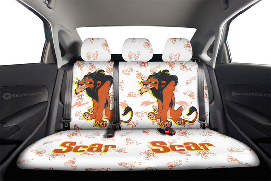 Scar Car Back Seat Cover Custom Cartoon Car Accessories - Gearcarcover - 2
