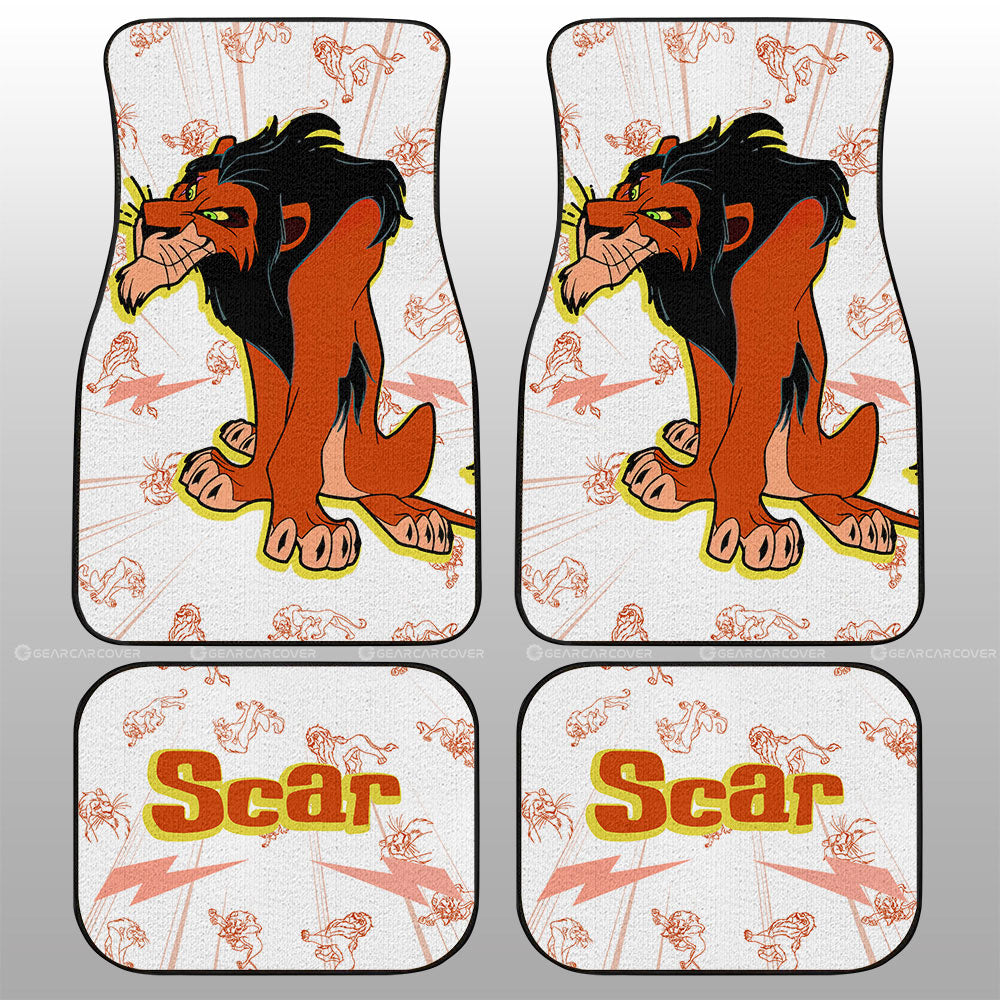 Scar Car Floor Mats Custom Cartoon Car Accessories - Gearcarcover - 1
