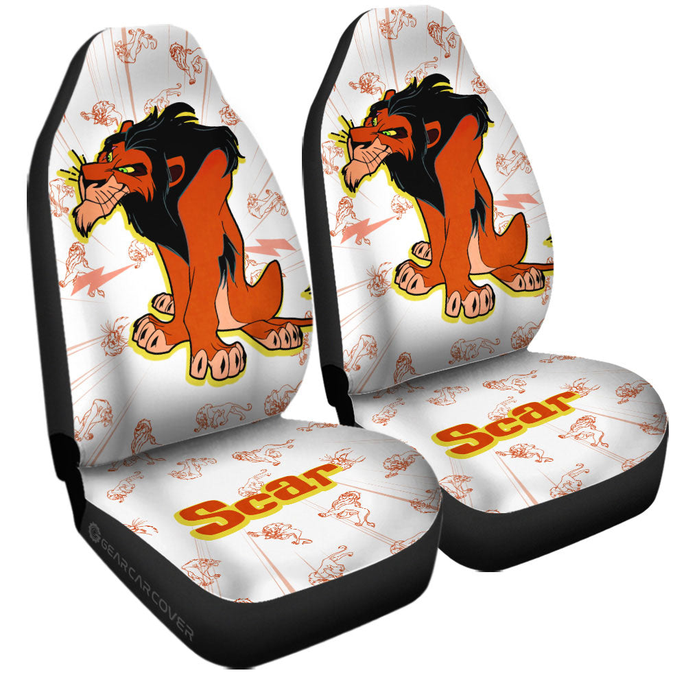 Scar Car Seat Covers Custom Cartoon Car Accessories - Gearcarcover - 3