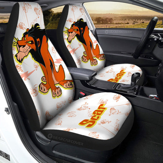 Scar Car Seat Covers Custom Cartoon Car Accessories - Gearcarcover - 1