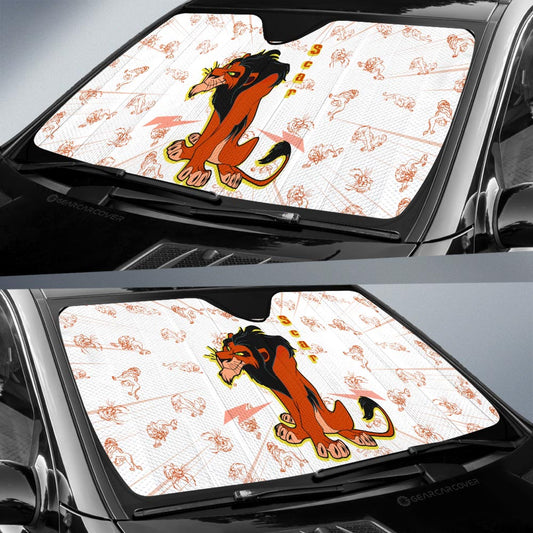 Scar Car Sunshade Custom Cartoon Car Accessories - Gearcarcover - 2