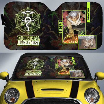 Scar Car Sunshade Custom Fullmetal Alchemist Anime - Gearcarcover - 1