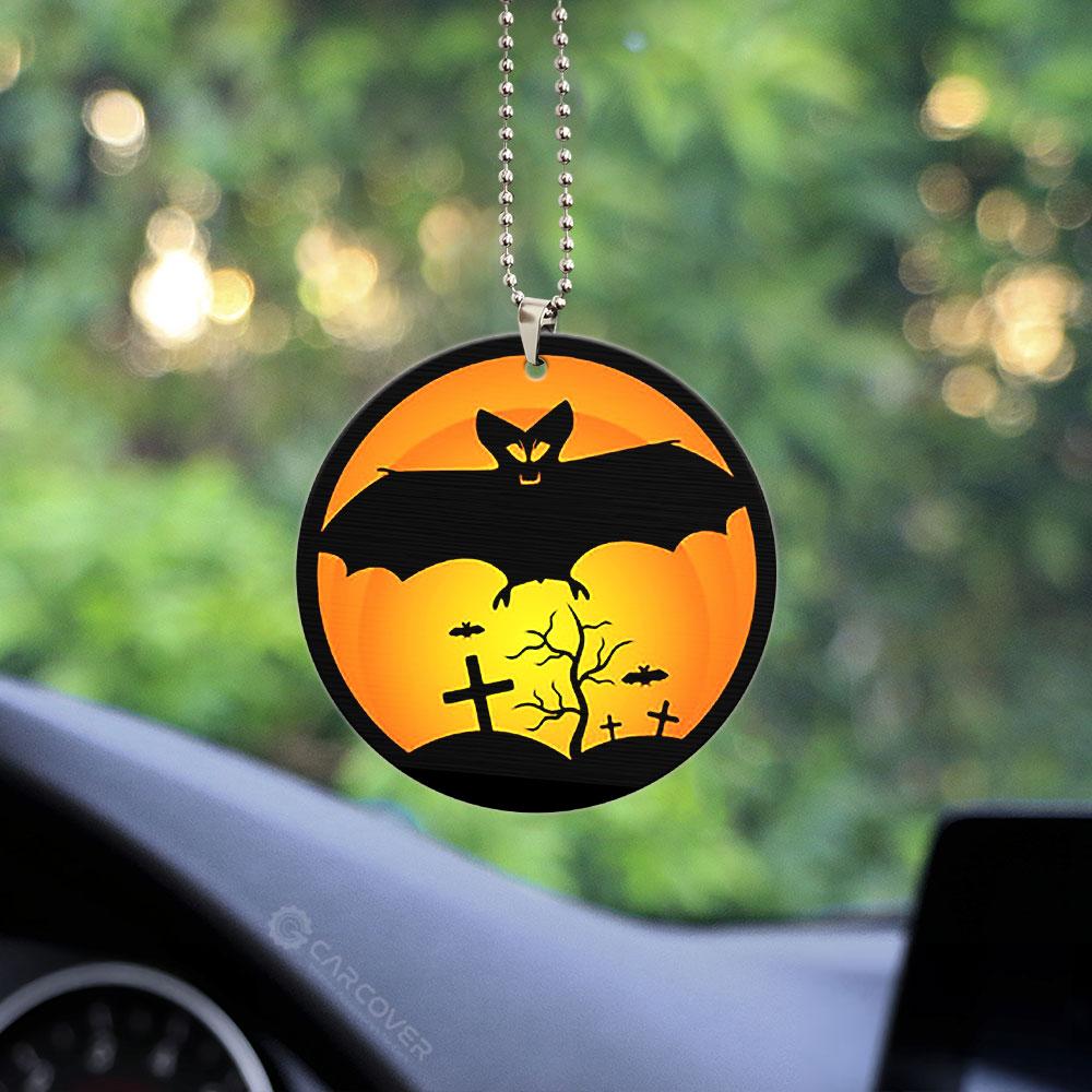 Scary Bat Halloween Ornament Custom Car Accessories - Gearcarcover - 2