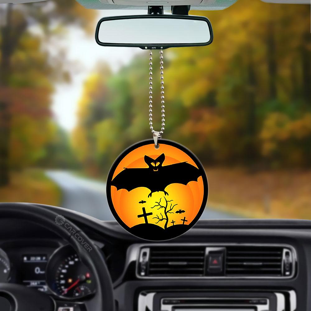Scary Bat Halloween Ornament Custom Car Accessories - Gearcarcover - 3