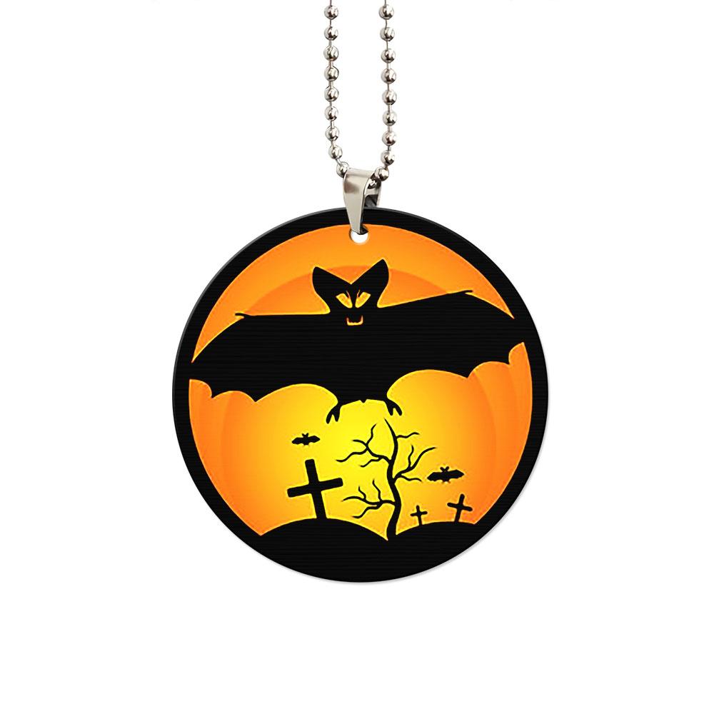 Scary Bat Halloween Ornament Custom Car Accessories - Gearcarcover - 1