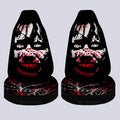 Scary Face Car Seat Covers Custom Car Accessories Creepy Halloween Decorations - Gearcarcover - 4