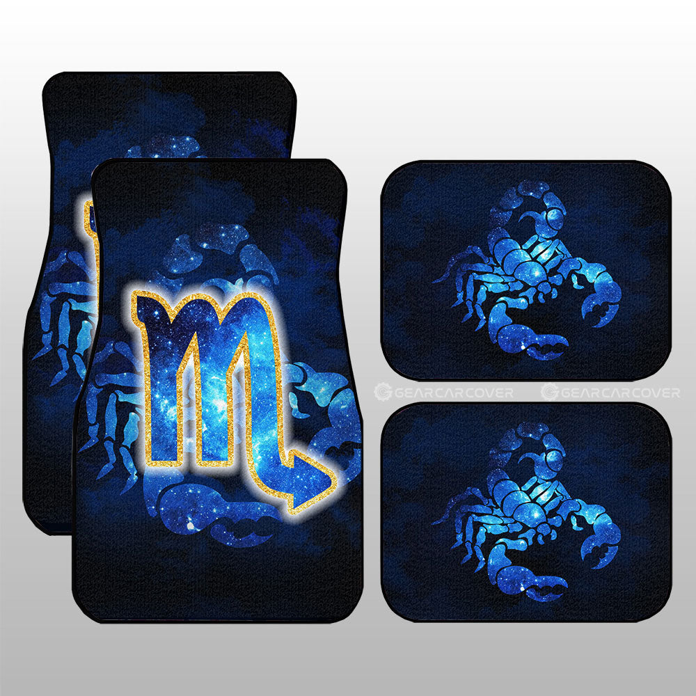Scorpio Car Floor Mats Custom Name Zodiac Car Accessories - Gearcarcover - 3