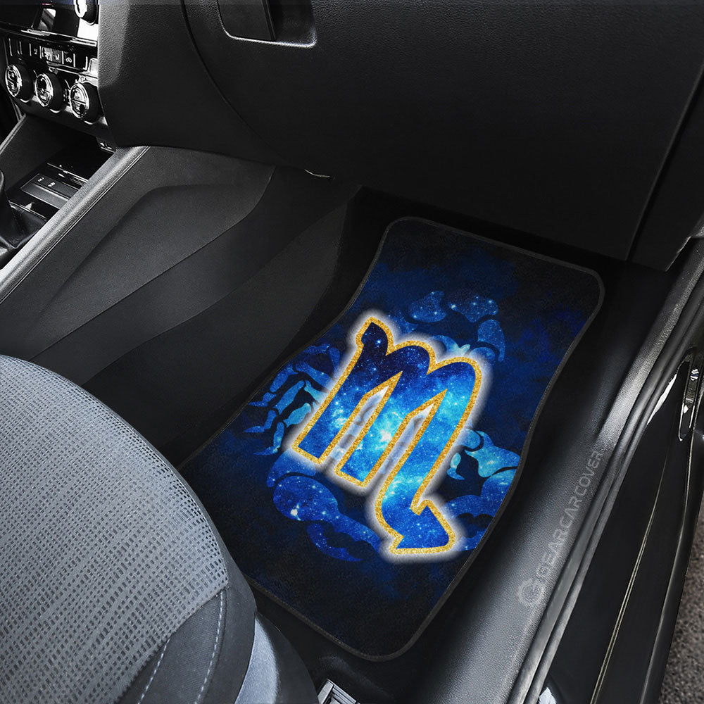 Scorpio Car Floor Mats Custom Name Zodiac Car Accessories - Gearcarcover - 4