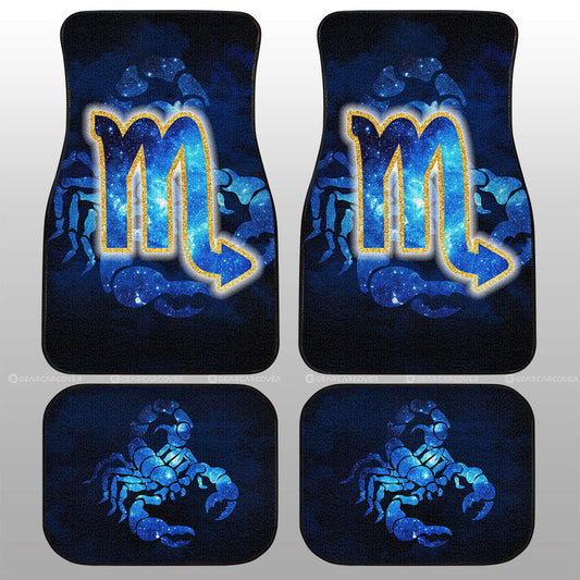 Scorpio Car Floor Mats Custom Name Zodiac Car Accessories - Gearcarcover - 1