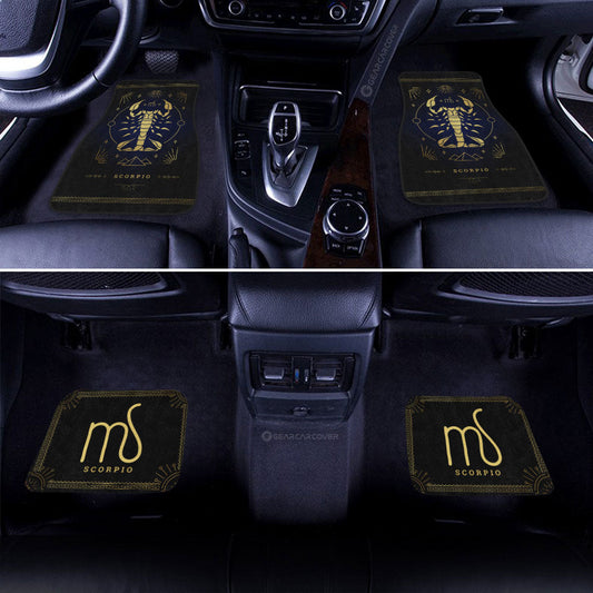 Scorpio Car Floor Mats Custom Zodiac Car Accessories - Gearcarcover - 2