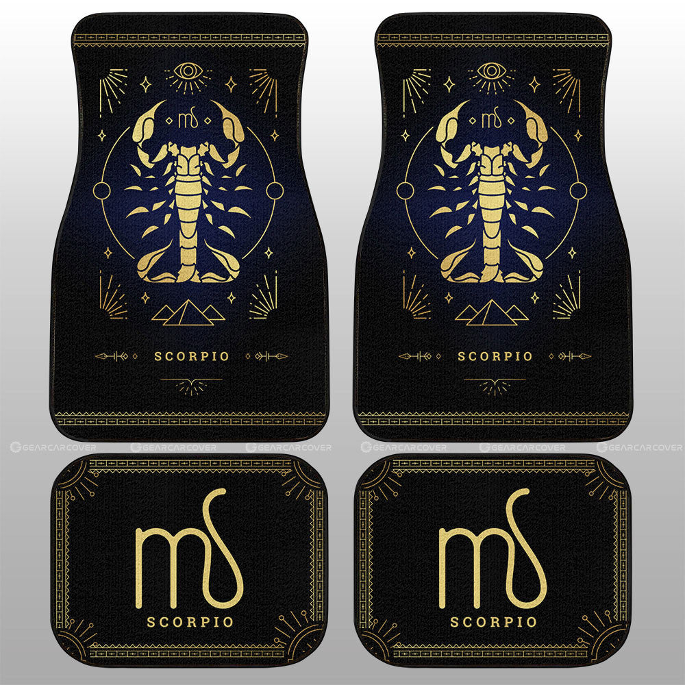 Scorpio Car Floor Mats Custom Zodiac Car Accessories - Gearcarcover - 1