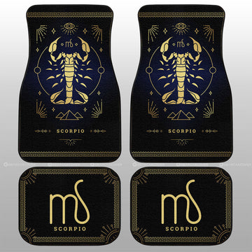 Scorpio Car Floor Mats Custom Zodiac Car Accessories - Gearcarcover - 1