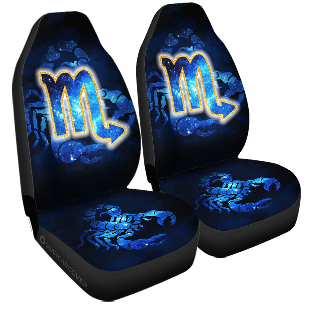 Scorpio Car Seat Covers Custom Name Zodiac Car Accessories - Gearcarcover - 3