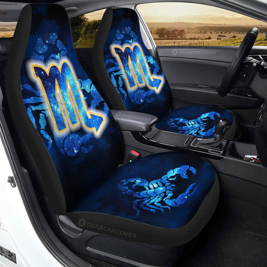 Scorpio Car Seat Covers Custom Name Zodiac Car Accessories - Gearcarcover - 2