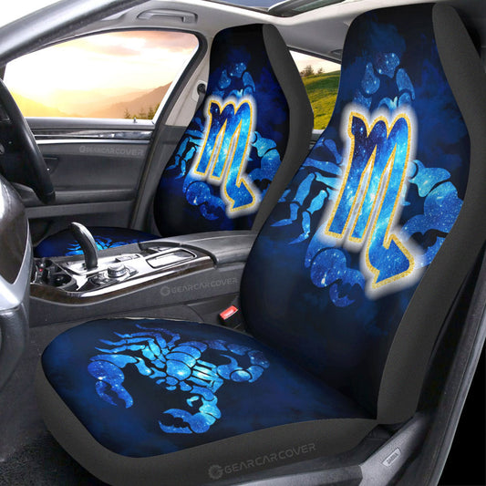 Scorpio Car Seat Covers Custom Name Zodiac Car Accessories - Gearcarcover - 1