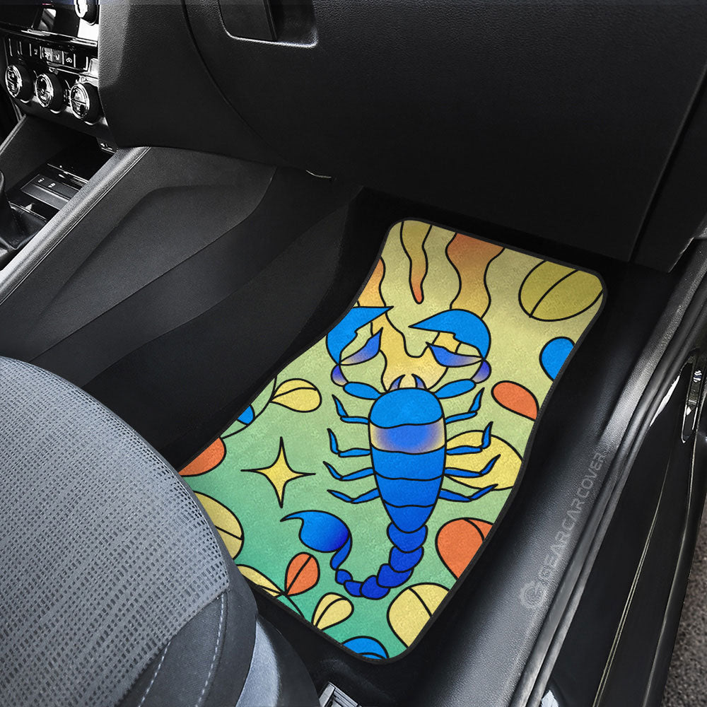 Scorpio Colorful Car Floor Mats Custom Zodiac Car Accessories - Gearcarcover - 4