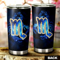 Scorpio Tumbler Cup Custom Name Zodiac Car Interior Accessories - Gearcarcover - 3