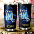 Scorpio Tumbler Cup Custom Zodiac Car Interior Accessories - Gearcarcover - 3