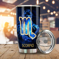 Scorpio Tumbler Cup Custom Zodiac Car Interior Accessories - Gearcarcover - 1