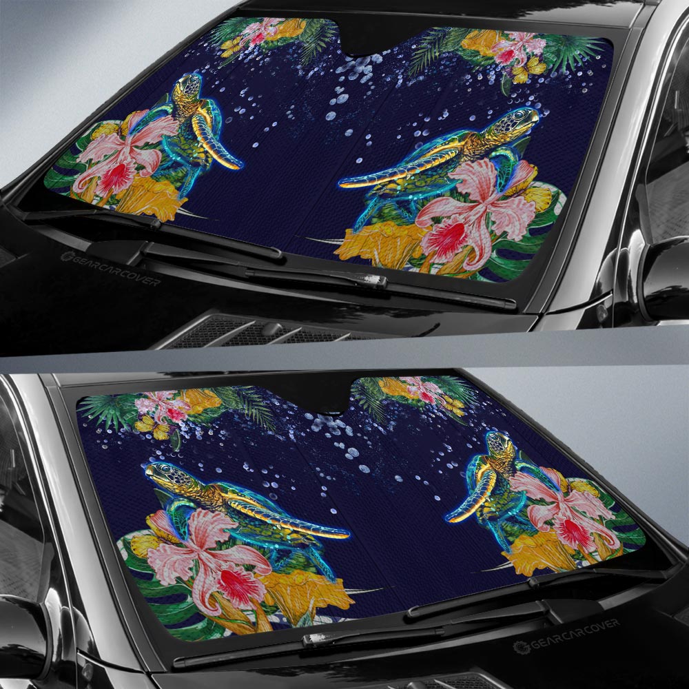 Sea Turtle Car Sunshade Custom Car Accessories - Gearcarcover - 2