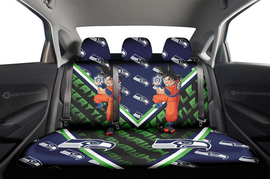 Seattle Seahawks Car Back Seat Covers Custom Car Accessories For Fans - Gearcarcover - 1