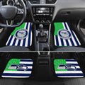 Seattle Seahawks Car Floor Mats Custom US Flag Style - Gearcarcover - 2