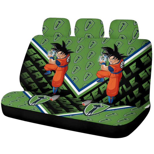 Seattle Sounders FC Car Back Seat Covers Custom Car Accessories For Fans - Gearcarcover - 1