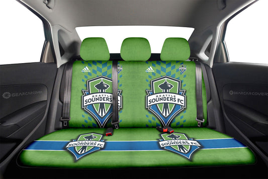 Seattle Sounders FC Car Back Seat Covers Custom Car Accessories For Fans - Gearcarcover - 1