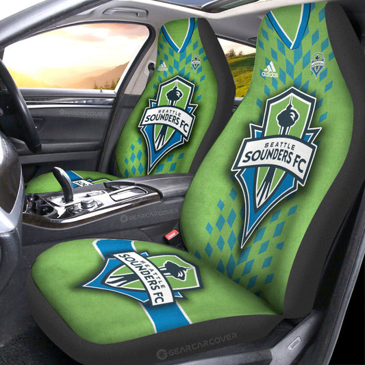 Seattle Sounders FC Car Seat Covers Custom Car Accessories For Fans - Gearcarcover - 1