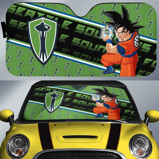 Seattle Sounders FC Car Sunshade Custom Car Interior Accessories - Gearcarcover - 1