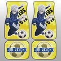 Seishiro Nagi Car Floor Mats Custom Blue Lock Anime - Gearcarcover - 1
