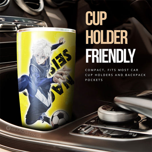 Seishiro Nagi Tumbler Cup Custom Blue Lock Anime - Gearcarcover - 2