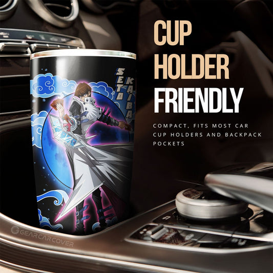 Seto Kaiba Tumbler Cup Custom Yu-Gi-Oh! Anime Car Accessories - Gearcarcover - 2
