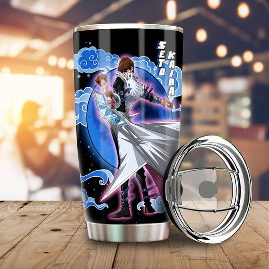 Seto Kaiba Tumbler Cup Custom Yu-Gi-Oh! Anime Car Accessories - Gearcarcover - 1