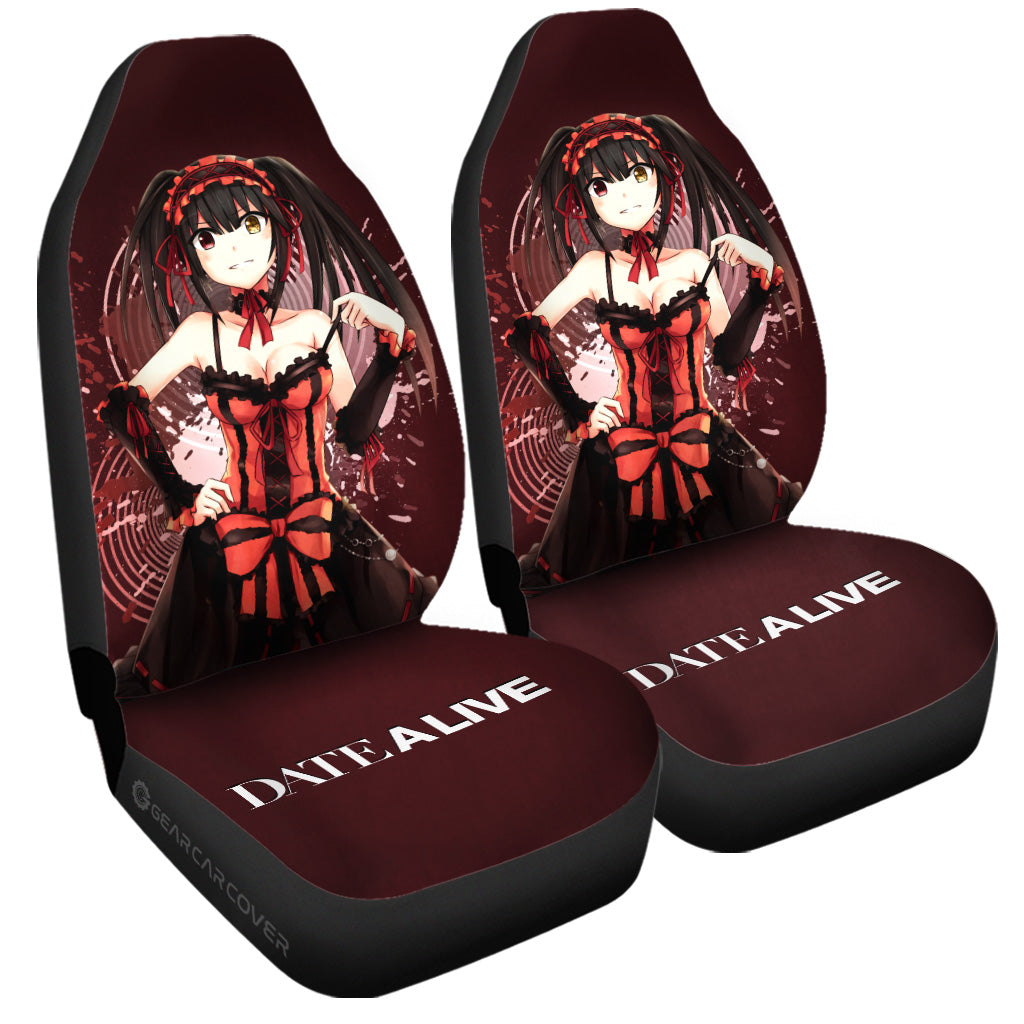 Sexy Girl Kurumi Tokisaki Car Seat Covers Custom Date A Live Car Accessories - Gearcarcover - 3