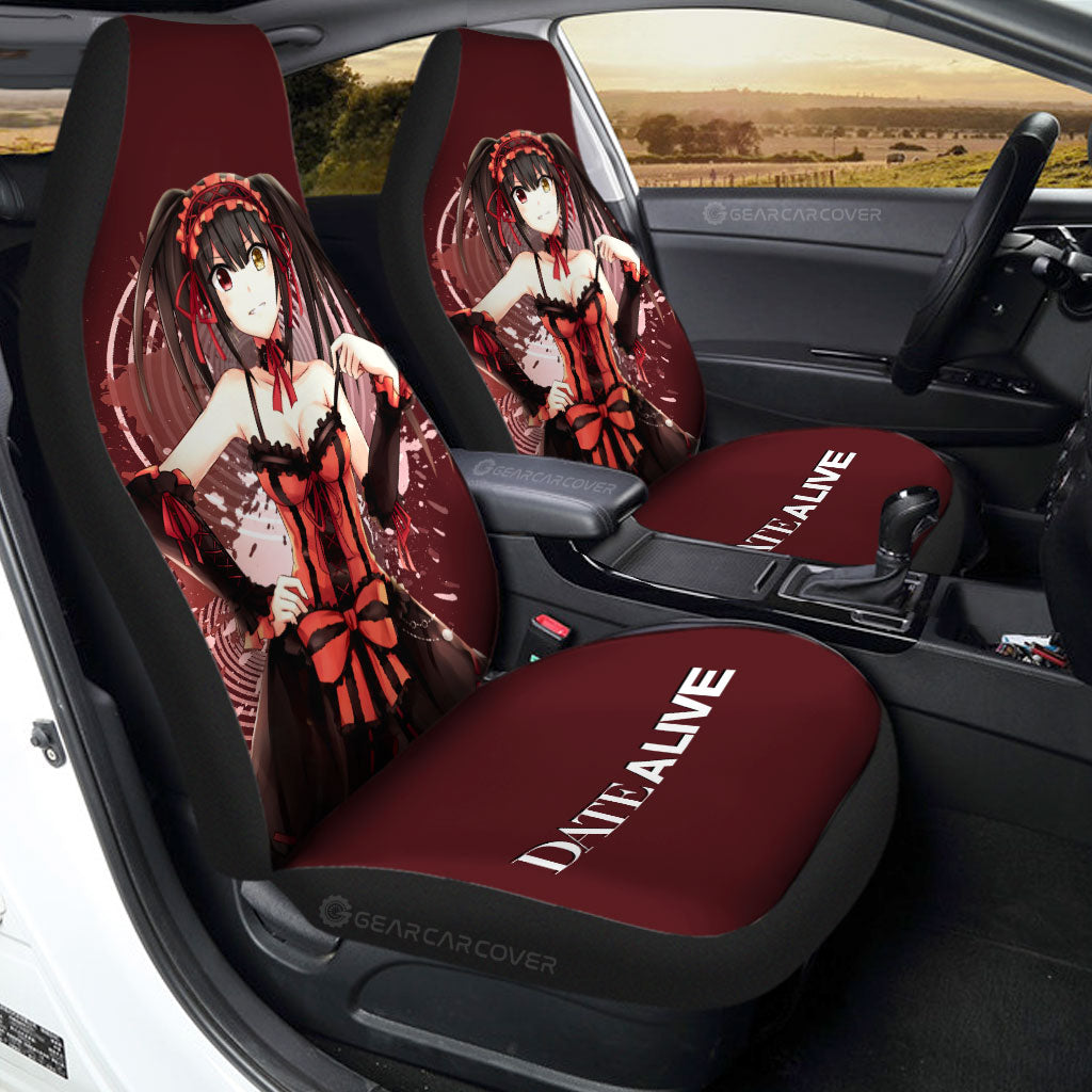 Sexy Girl Kurumi Tokisaki Car Seat Covers Custom Date A Live Car Accessories - Gearcarcover - 1