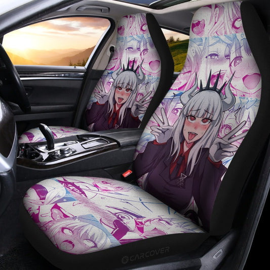 Sexy Lucifer Face Ahegeo Car Seat Covers Custom Car Interior Accessories - Gearcarcover - 2